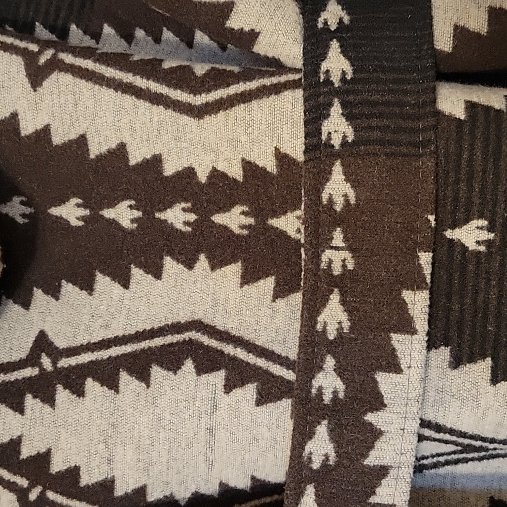Aztec Print Coat L - Picture 3 of 10